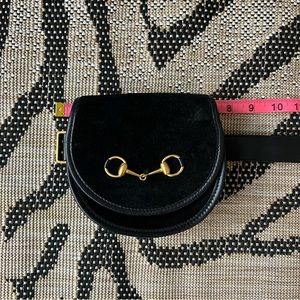 Vintage Gucci suede bag